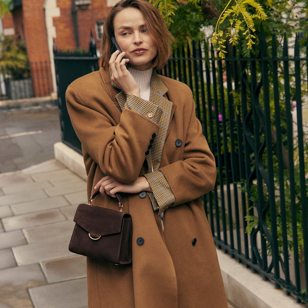 Annabel Chocolate Suede