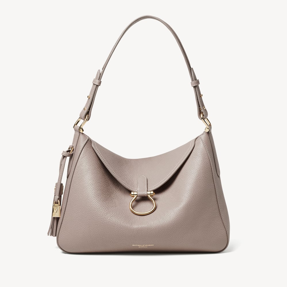 Bella Hobo Moleskin Milled Pebble