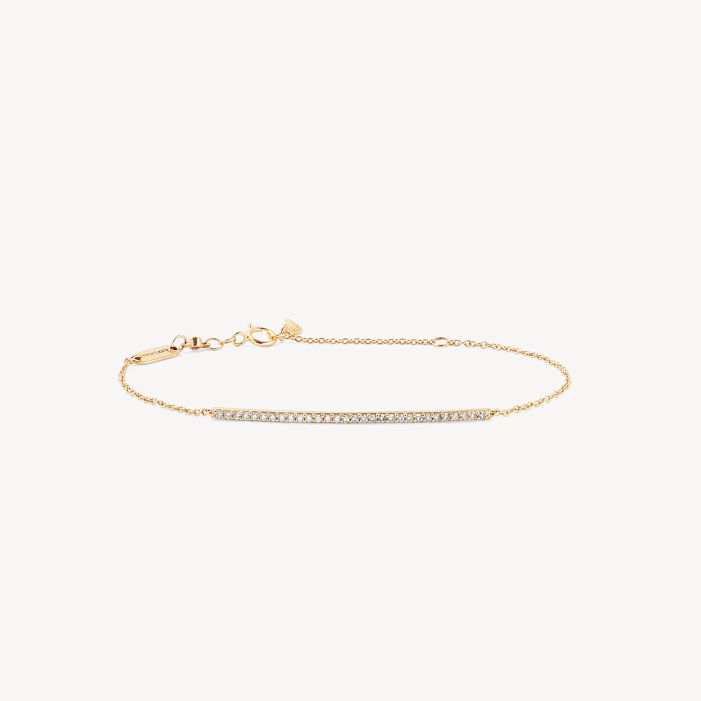 Diamond Eternity Bar Bracelet 0.27ct Diamond