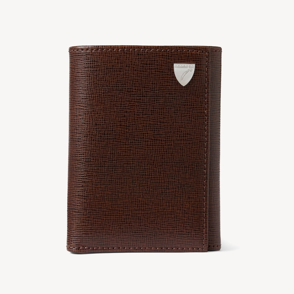 Trifold Wallet Conker Saffiano