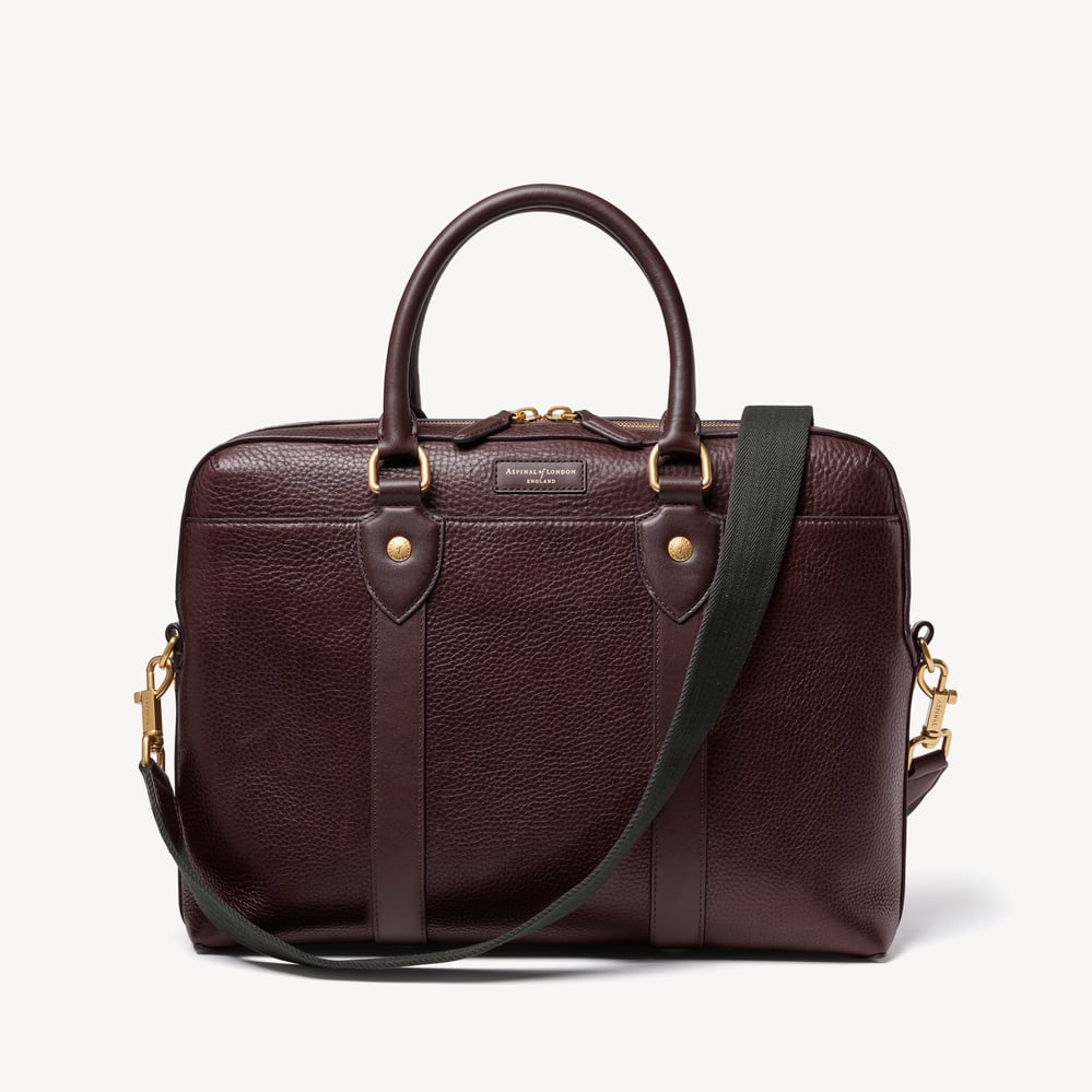 Heritage Briefcase Conker Pebble