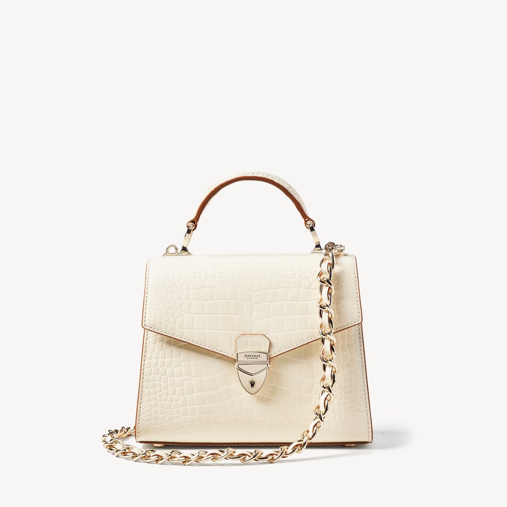 Midi Mayfair® 2 Ivory Patent Croc