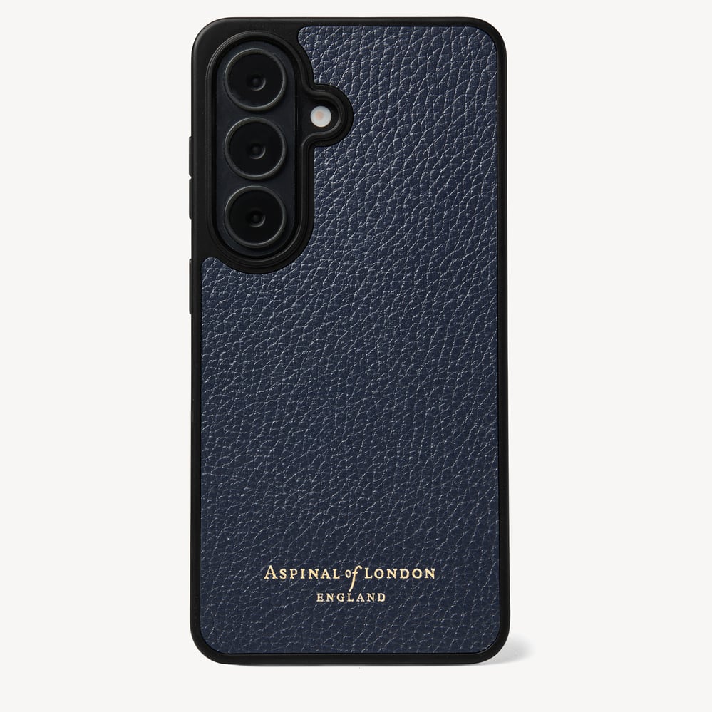 Samsung Galaxy S26 Phone Case Navy Pebble