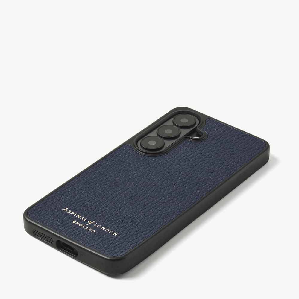 Samsung Galaxy S26 Phone Case Navy Pebble