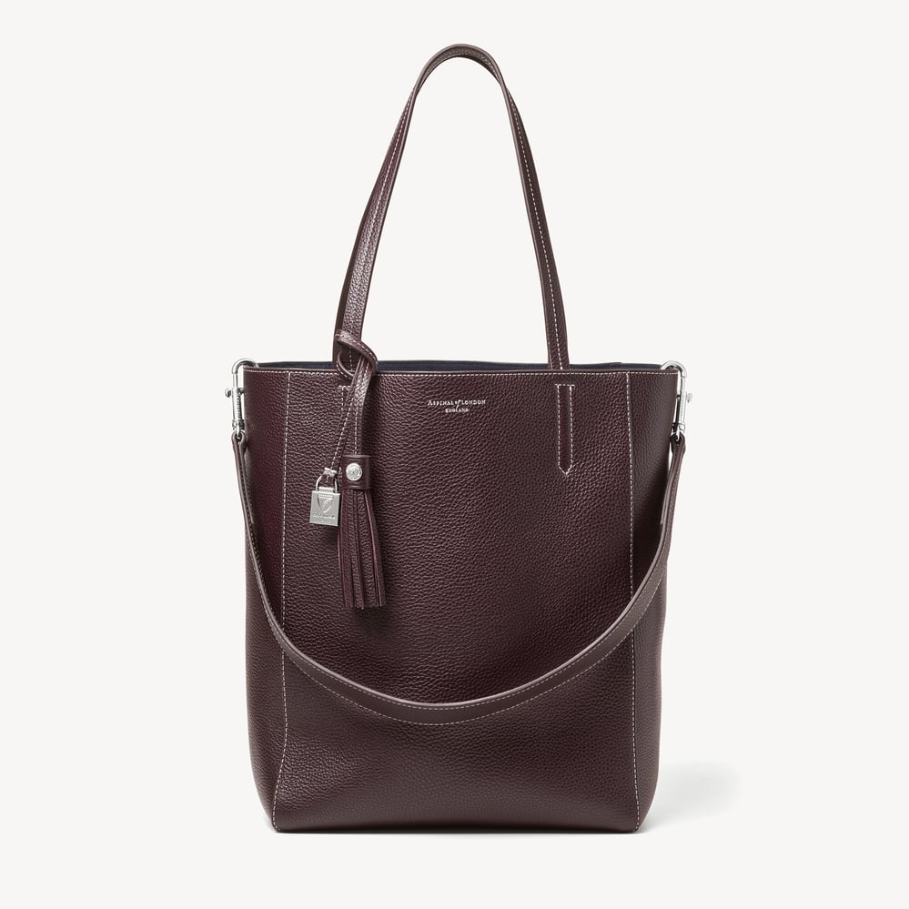 Soho Tote Wine Milled Pebble
