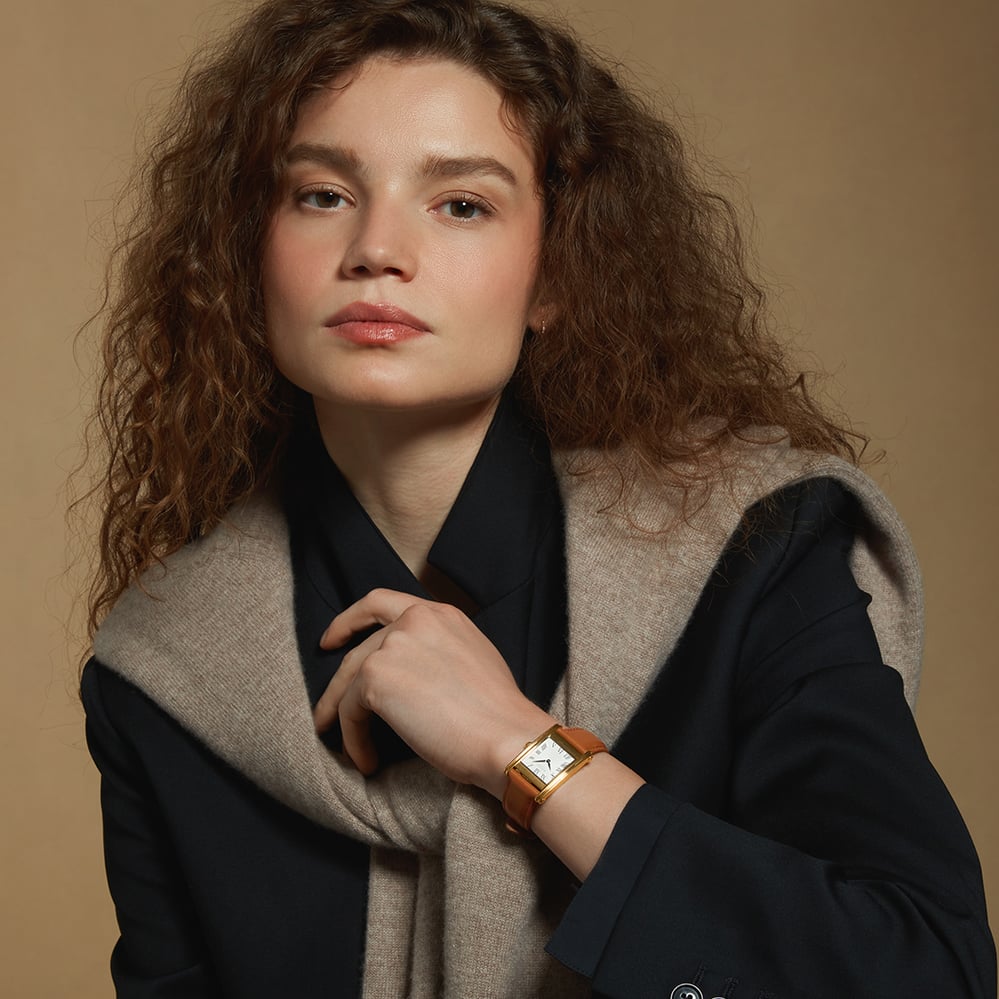 Mayfair® Classic Watch 23ct Gold Plated - Smooth Caramel