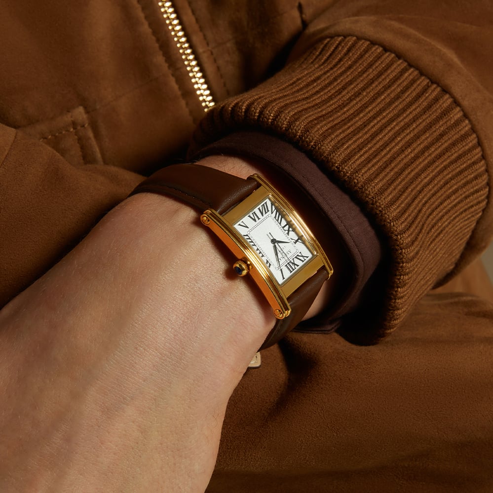 Mayfair® Classic Watch 23ct Gold Plated - Smooth Chocolate