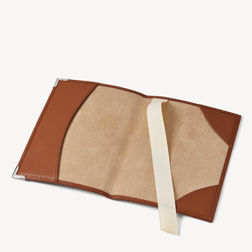 Passport Cover Tan Saffiano