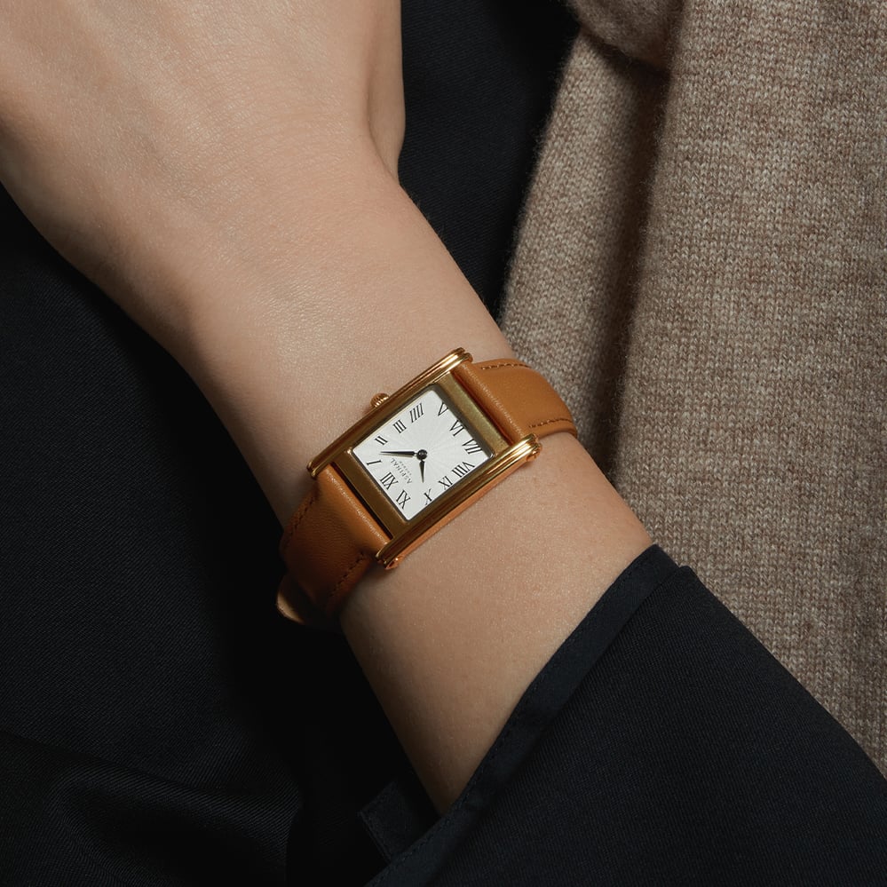 Mayfair® Classic Watch 23ct Gold Plated - Smooth Caramel