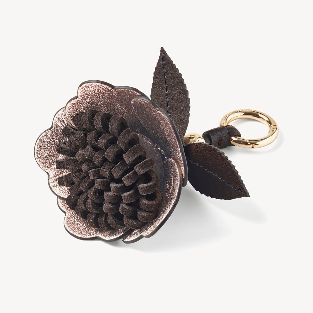Peony Charm Deep Shine Amazon Brown Croc