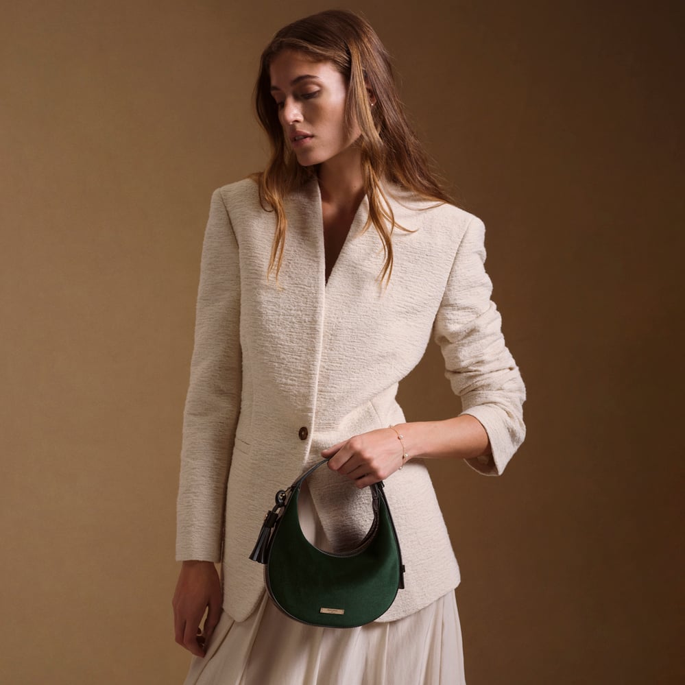 Valentina Evergreen Velvet & High Shine Patent