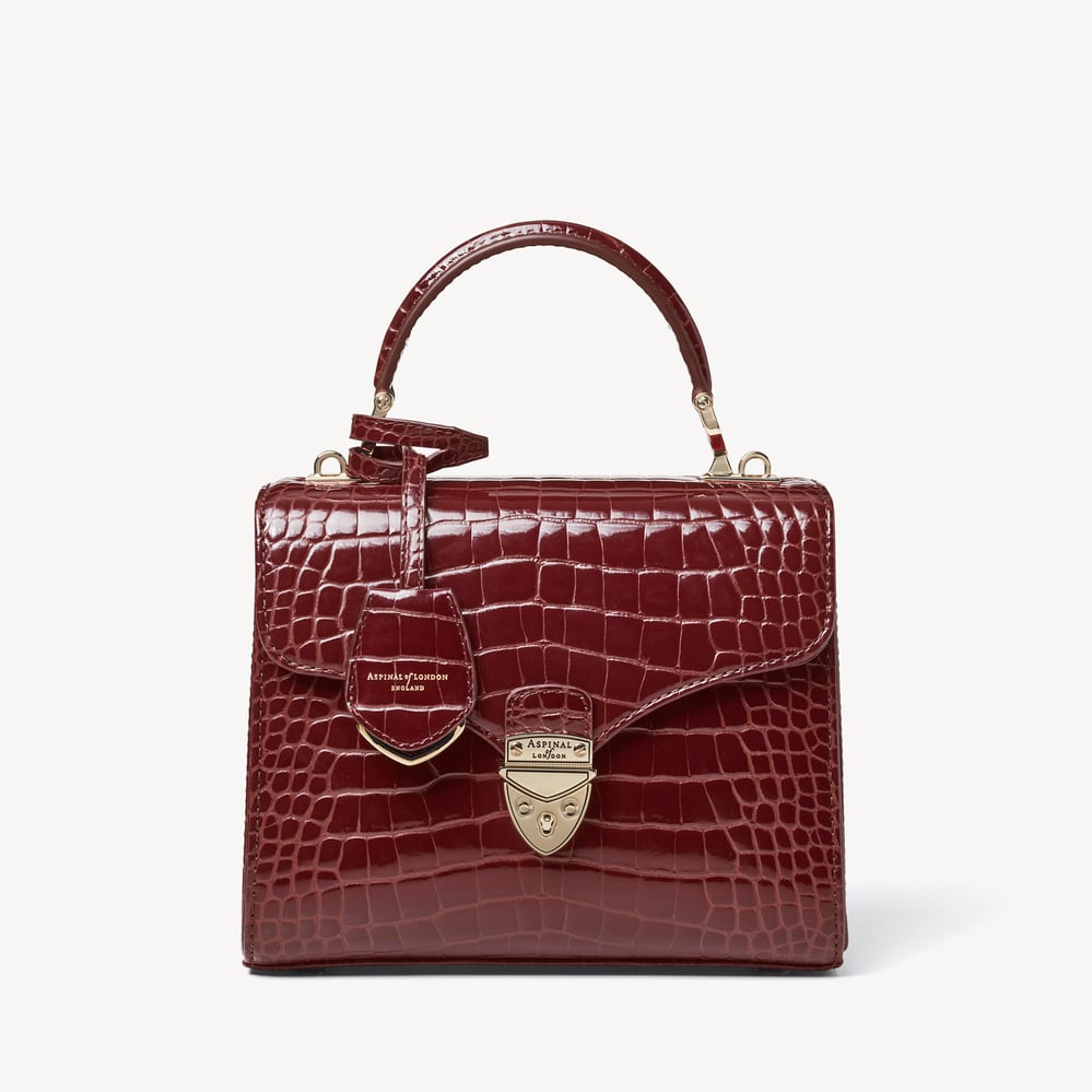 Mayfair® Perso Charm Merlot Patent Croc