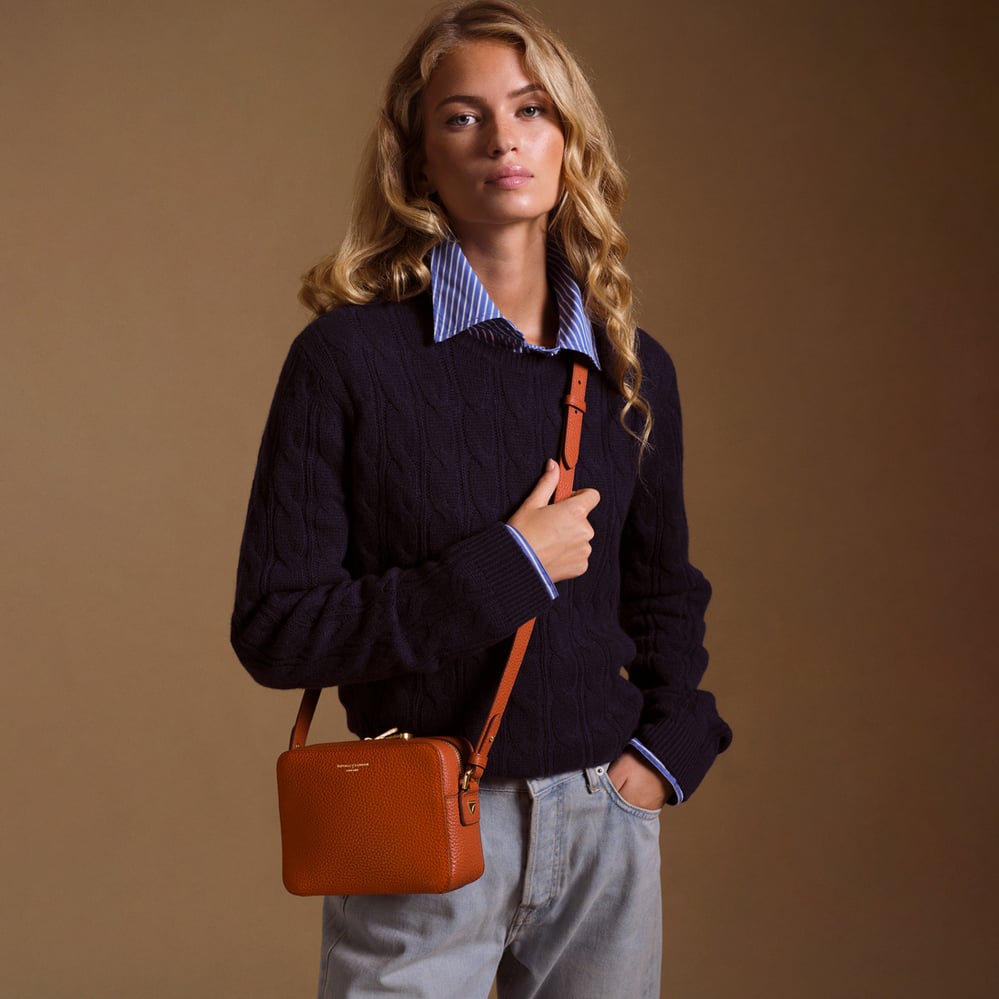 Camera Crossbody with Changeable Straps Marmalade Pebble
