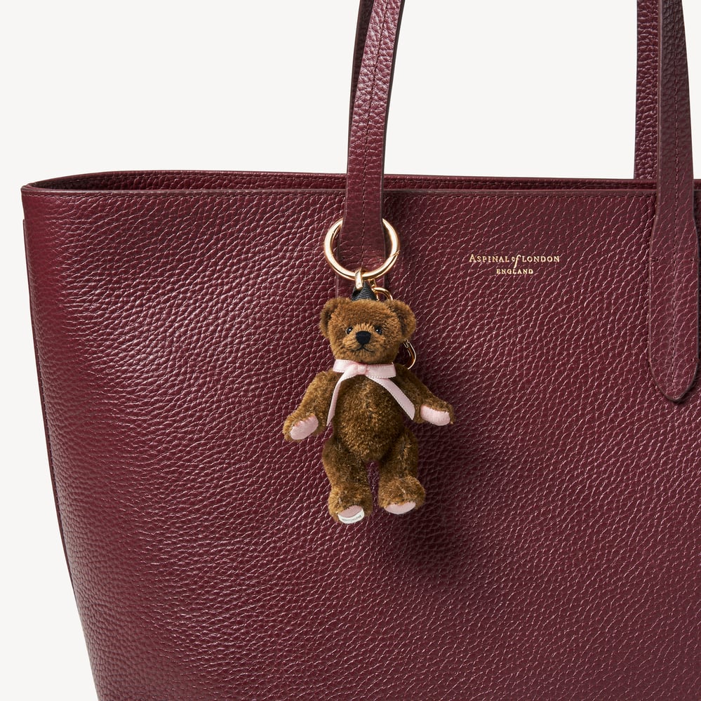 Betty Bear Keyring Charm Mohair Bear