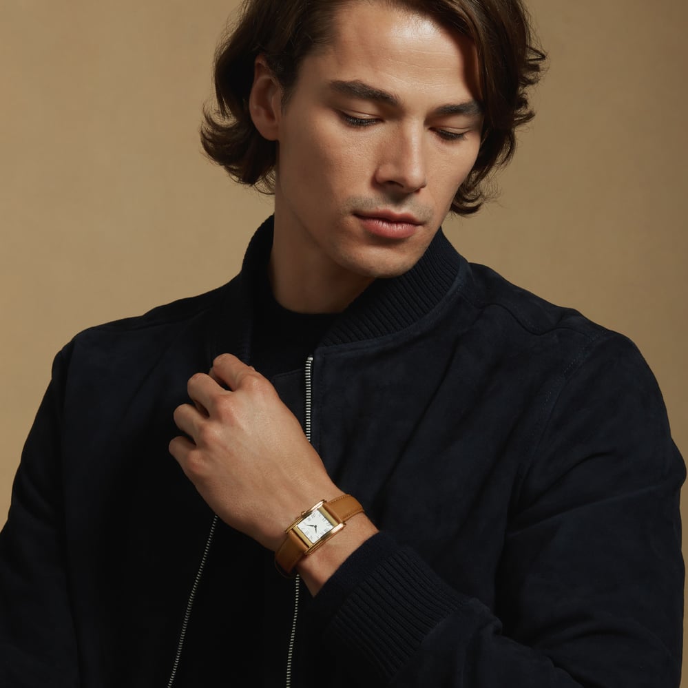 Mayfair® Classic Watch 23ct Gold Plated - Smooth Caramel