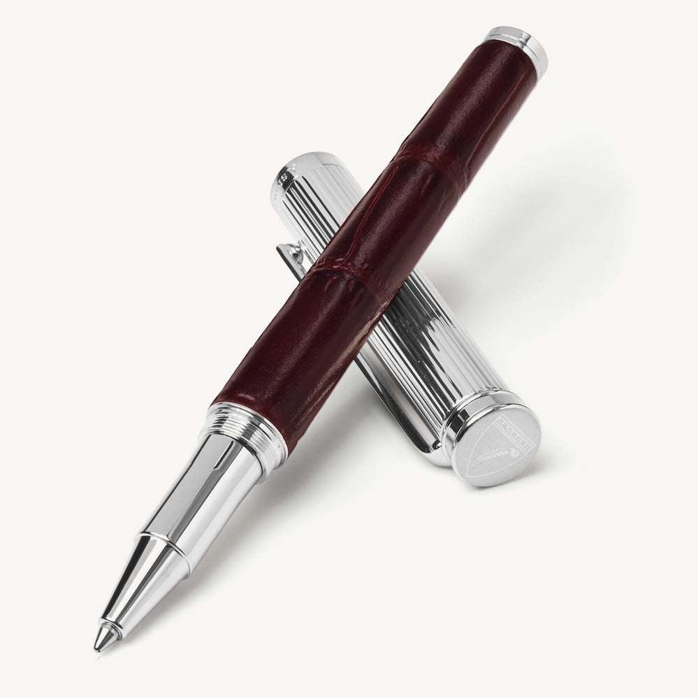 London Ballpoint Pen Deep Shine Amazon Brown Croc