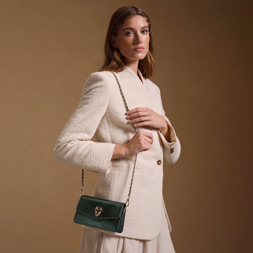 Eliza Clutch Dragonfly Lizard