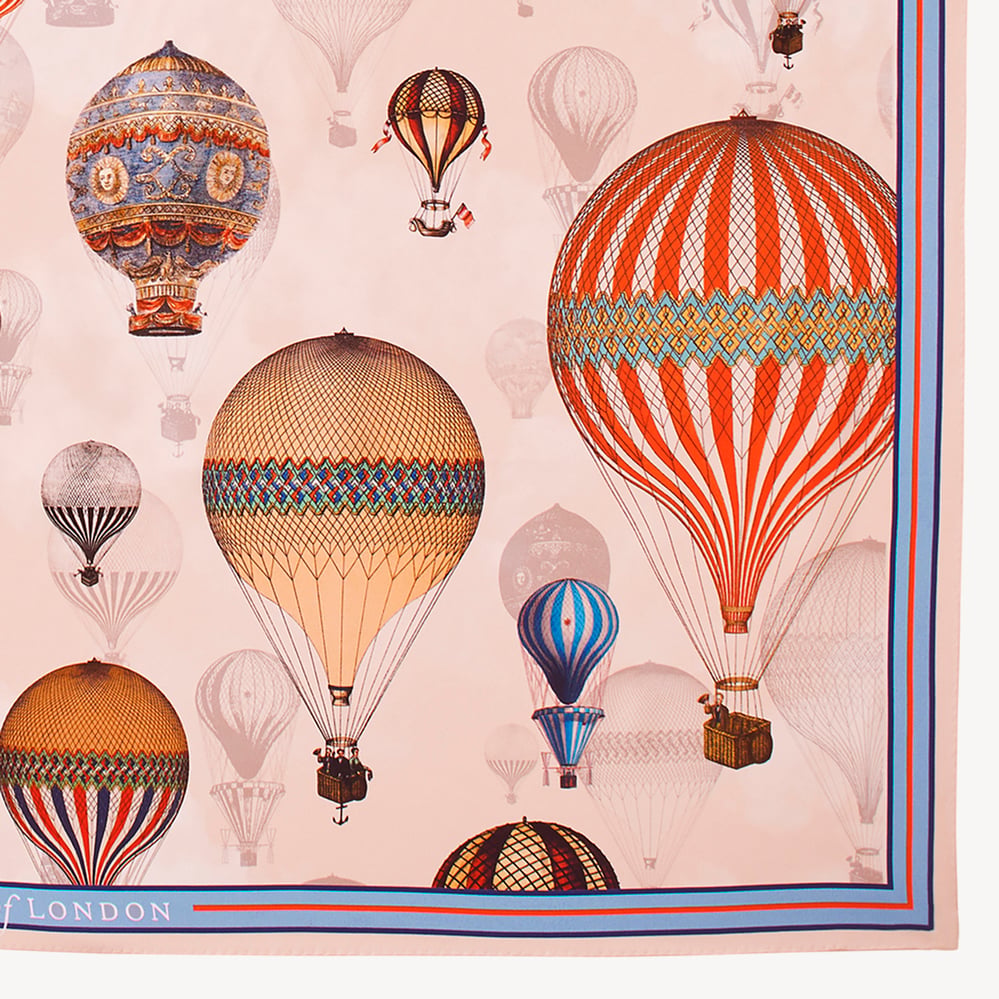 Up Up & Away Silk Scarf Neutral Pure Silk