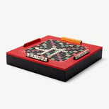 Scrabble Set in Red Jewel Calf from Aspinal of London