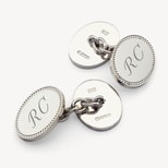 Classic Hobnail Sterling Silver Cufflinks from Aspinal of London