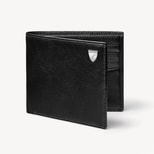 8 Card Billfold Wallet in Smooth Black from Aspinal of London