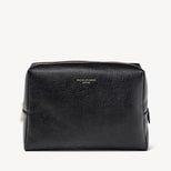 London Toiletry Bag in Black Pebble from Aspinal of London