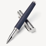 London Ballpoint Pen in Navy Pebble from Aspinal of London