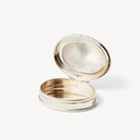Sterling Silver Mother of Pearl Pill Box from Aspinal of London