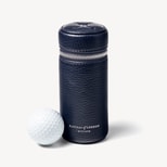 Golf Ball Holder in Navy Pebble from Aspinal of London