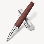 London Ballpoint Pen in Tobacco Pebble from Aspinal of London