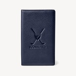 Golf Scorecard Holder in Navy Pebble from Aspinal of London