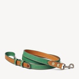 Dog Lead in Green Nubuck from Aspinal of London