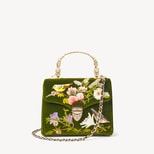 Midi Mayfair® in English Garden Birds Hand Embroidery on Velvet from Aspinal of London