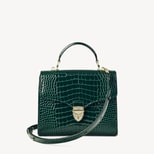 Mayfair® in Evergreen Patent Croc from Aspinal of London