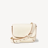 Ella Crossbody in Ivory Pebble from Aspinal of London