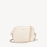Milly Crossbody in Ivory Pebble from Aspinal of London