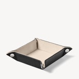 Mini Tidy Tray in Black Pebble from Aspinal of London