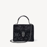 Midi Mayfair® in Beaded Birds Hand Embroidery on Velvet from Aspinal of London
