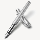 Regent Fountain Pen in Sterling Silver 925 from Aspinal of London