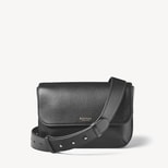 Ella Grande Crossbody in Black Pebble from Aspinal of London