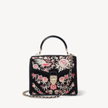 Midi Mayfair® in Bird & Floral Hand Embroidery on Velvet from Aspinal of London