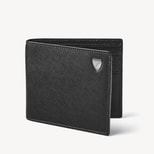 Billfold RFID Wallet in Black Saffiano from Aspinal of London