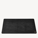 A3 Desk Pad in Black Pebble from Aspinal of London
