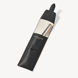 Pen Case in Black Pebble from Aspinal of London