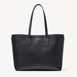 East West Tote in Black Pebble from Aspinal of London
