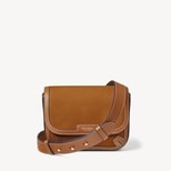 Ella Crossbody in Tan Nubuck from Aspinal of London