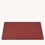 A3 Desk Pad in Merlot Pebble from Aspinal of London