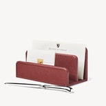 Letter Rack in Merlot Pebble from Aspinal of London