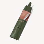 Pen Case in Racing Green Pebble from Aspinal of London