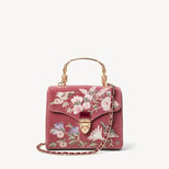 Midi Mayfair® in English Garden Bird Hand Embroidery on Velvet from Aspinal of London